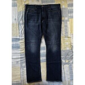 Polo Ralph Lauren Blue Varick Slim Straight Casual Denim Jeans Mens Sz 40 x 34